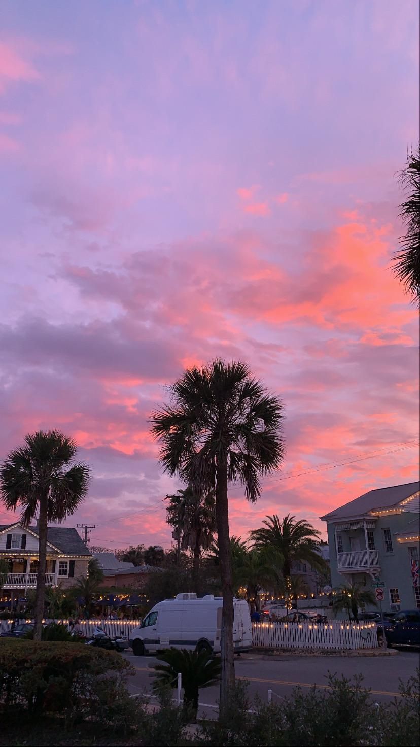 St Augustine Florida Sky Aesthetic Sunset Pictures