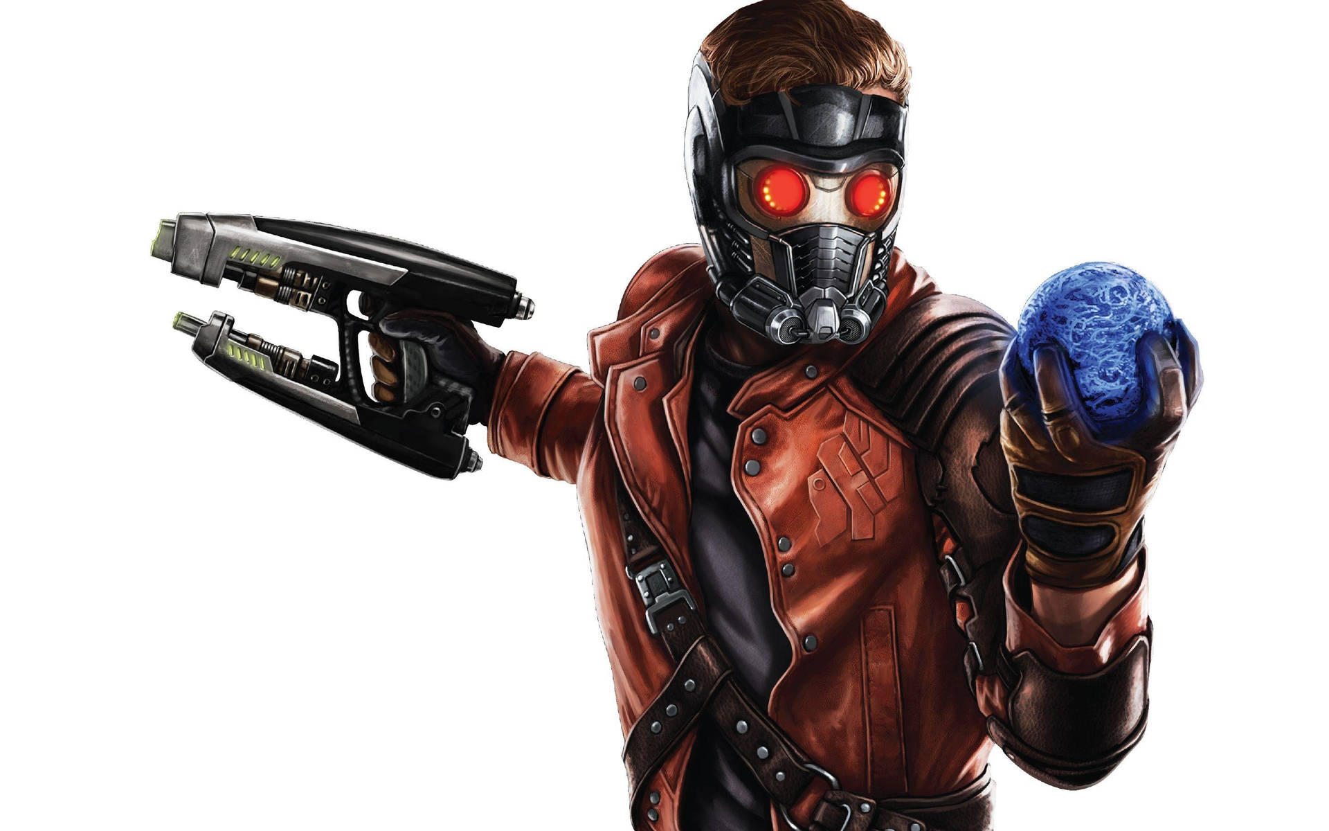 Star Lord Blue Orb Wallpaper