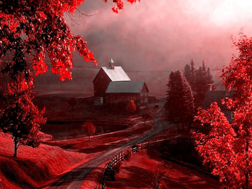 64+] Red Nature WallpaperSafari