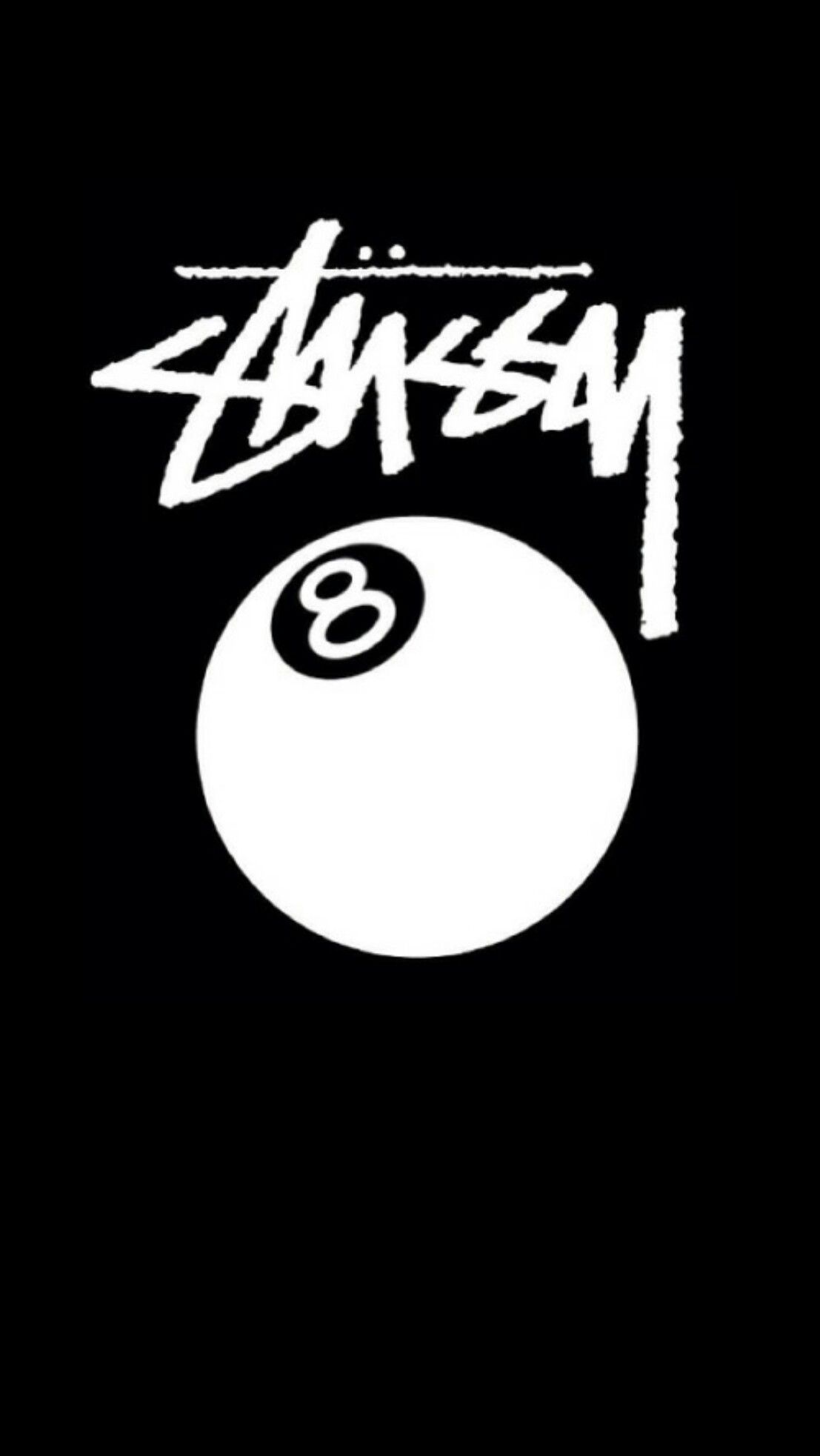 Stussy Black Wallpaper Android iPhone