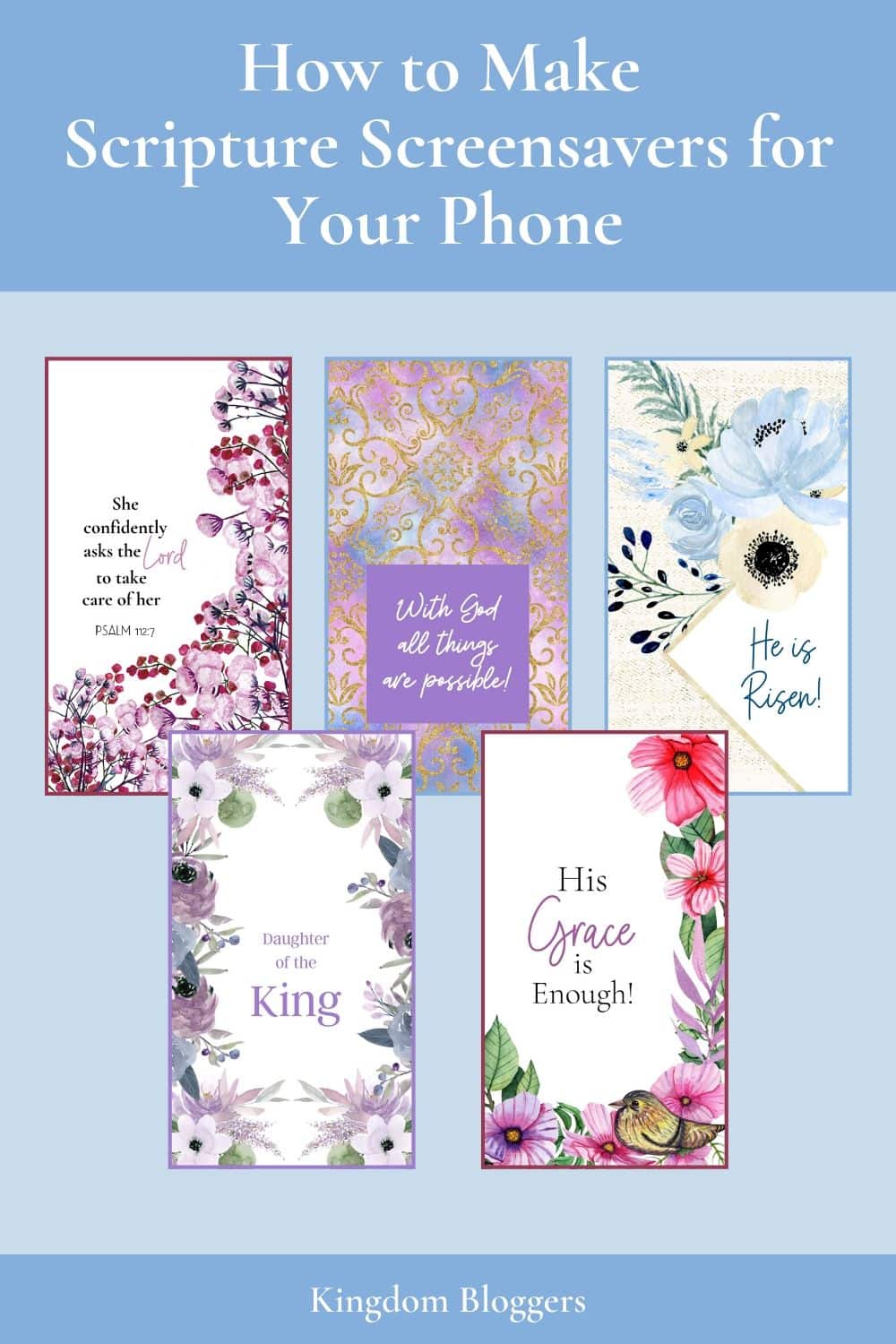 Create Bible Verse Phone Wallpaper