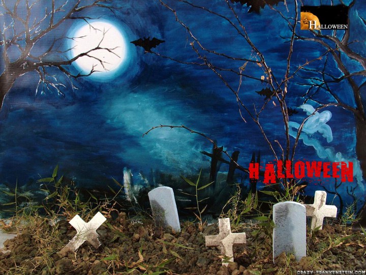 Tumba De Halloween Free Halloween Computer Wallpaper With Sound View