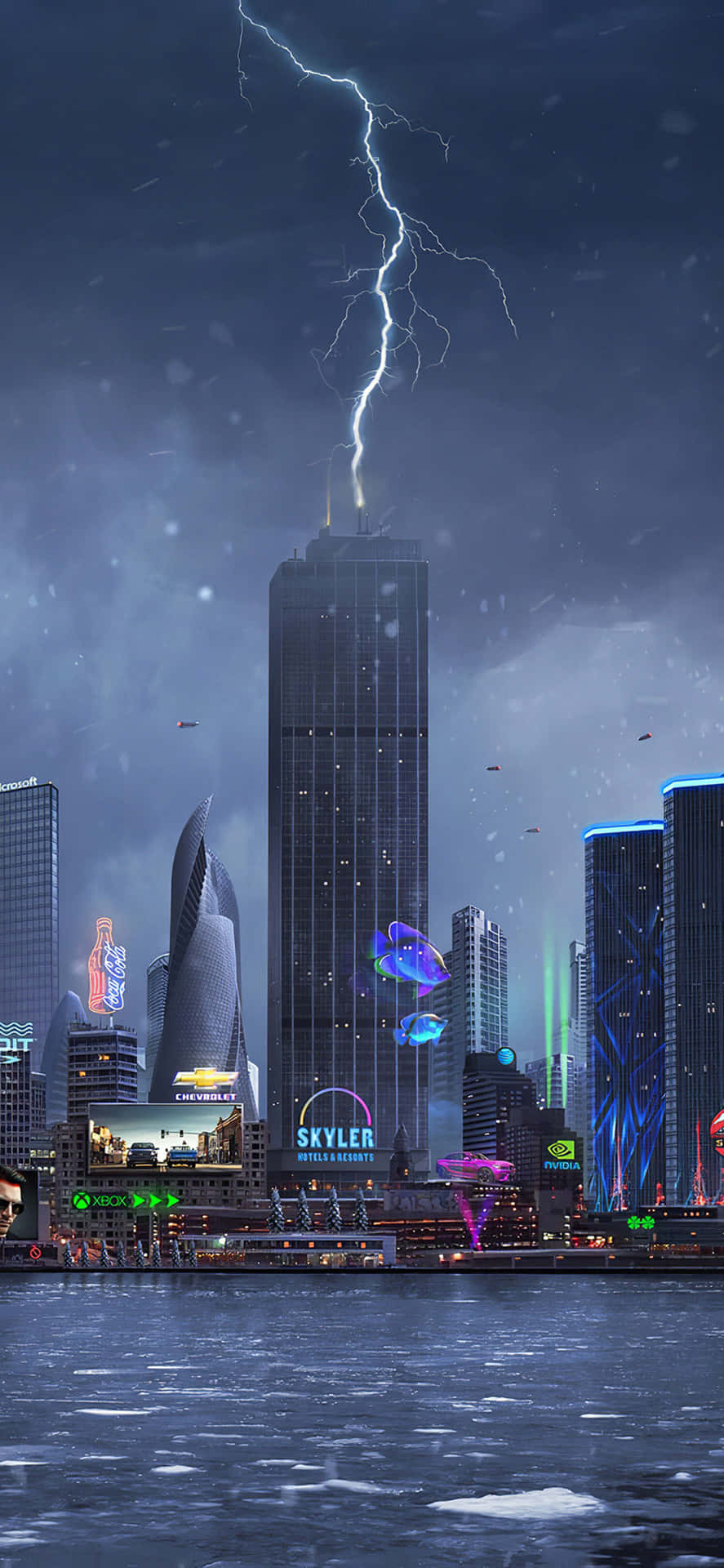 Lightning Wallpaper iPhone
