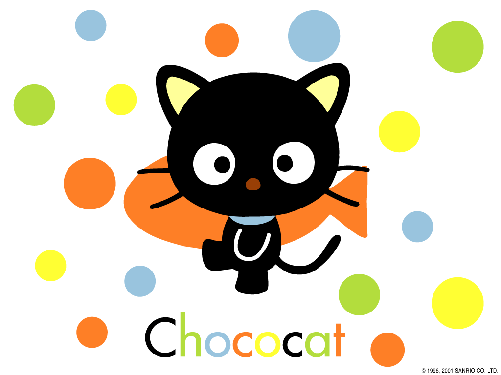 Chococat Image Polka Dots HD Wallpaper And