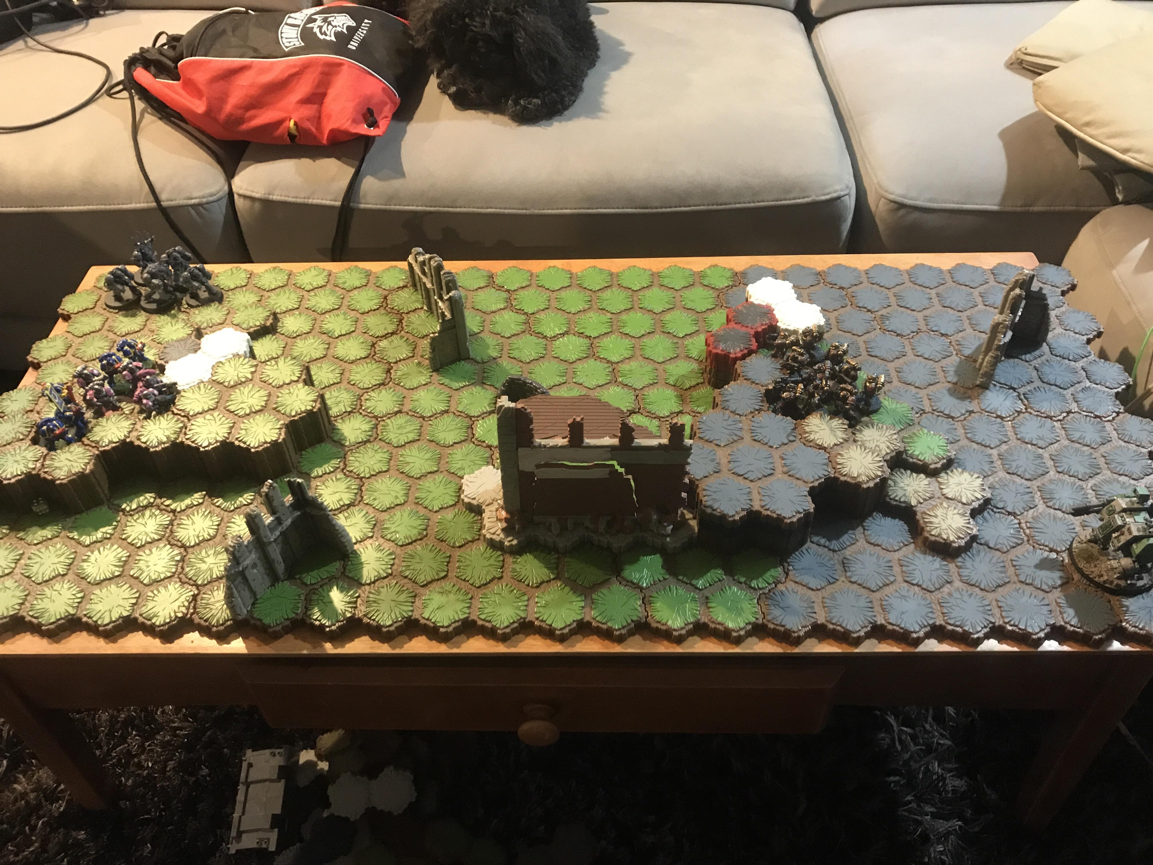 Old Heroscape Pieces Are Great For Makeshift Terrain While