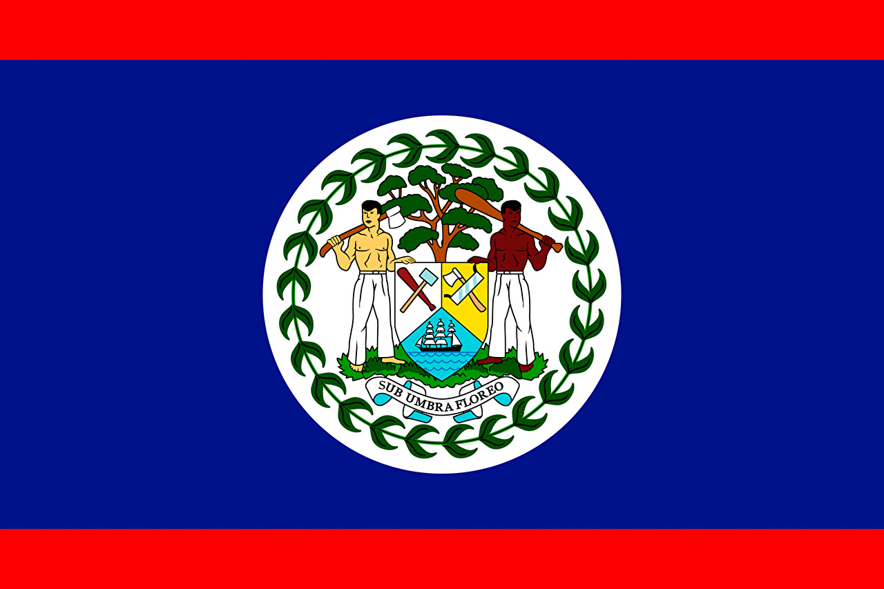 Wallpaper Belize Flag