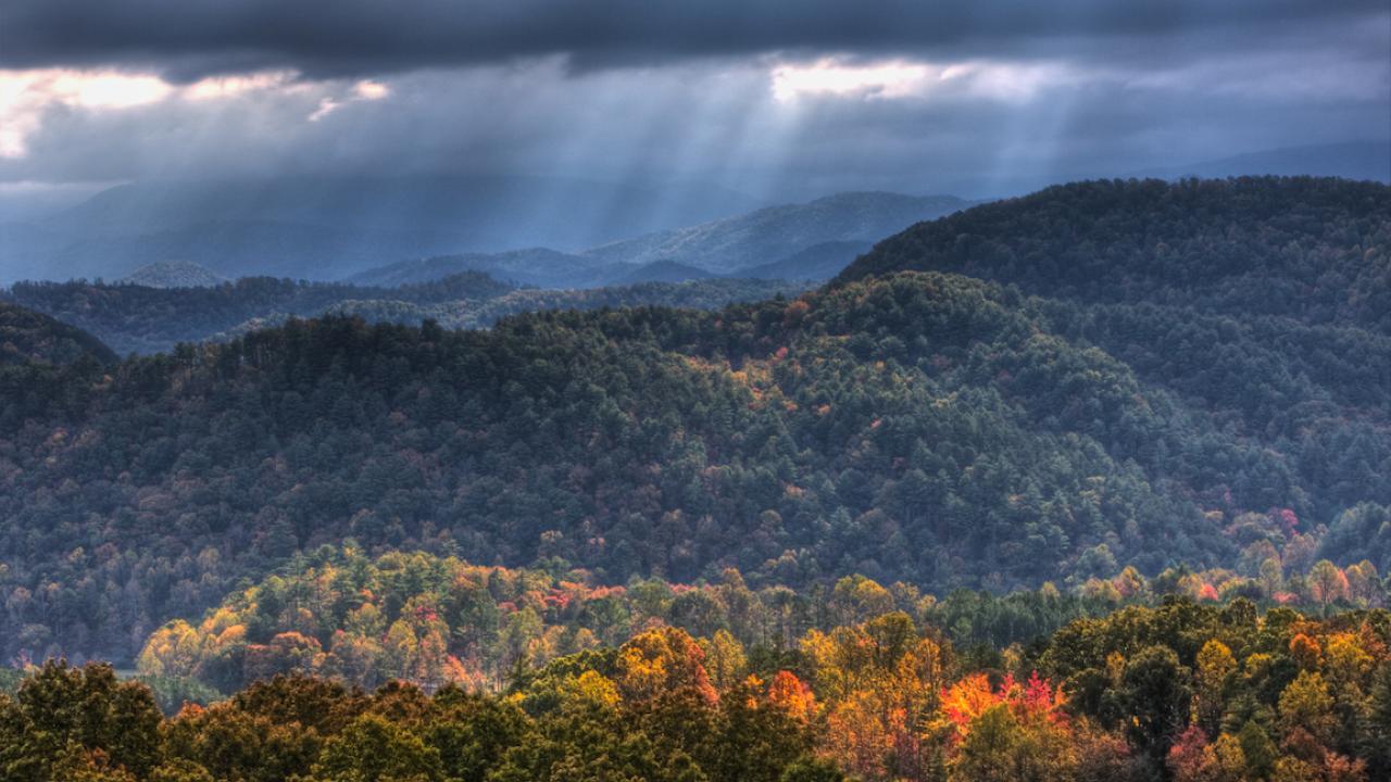 Smoky Mountain Autumn HD Wallpaper Nature Landscapes