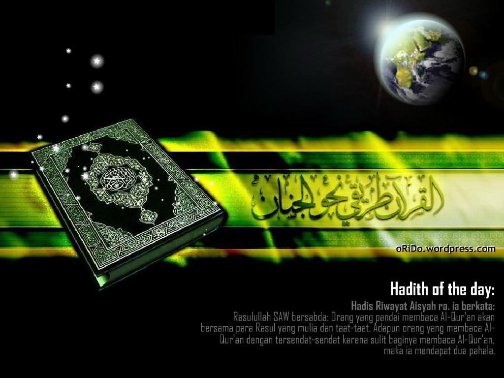 Al Qur An Dengan Beberapa Animasi Hadist Of The Day Seputar