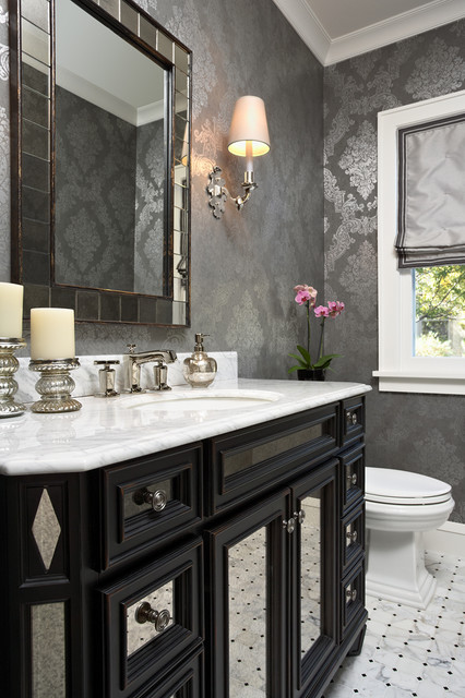  MN   Traditional   Powder Room   minneapolis   by Elsie Interior