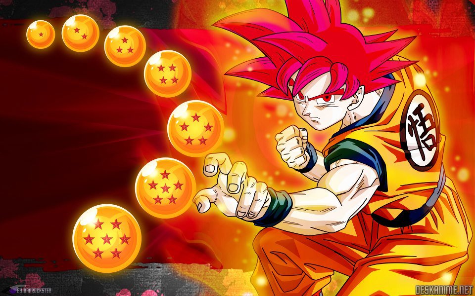Goku Wallpaper 4K, Super Saiyan God