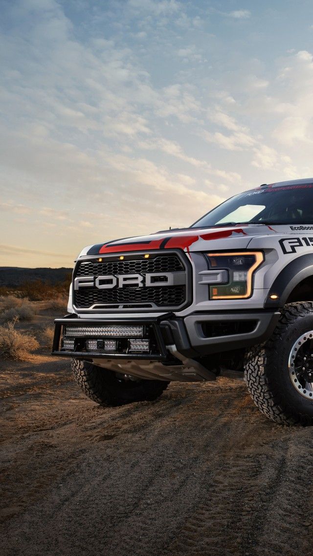 Ford F Raptor Race Truck Vertical iPhone Wallpaper