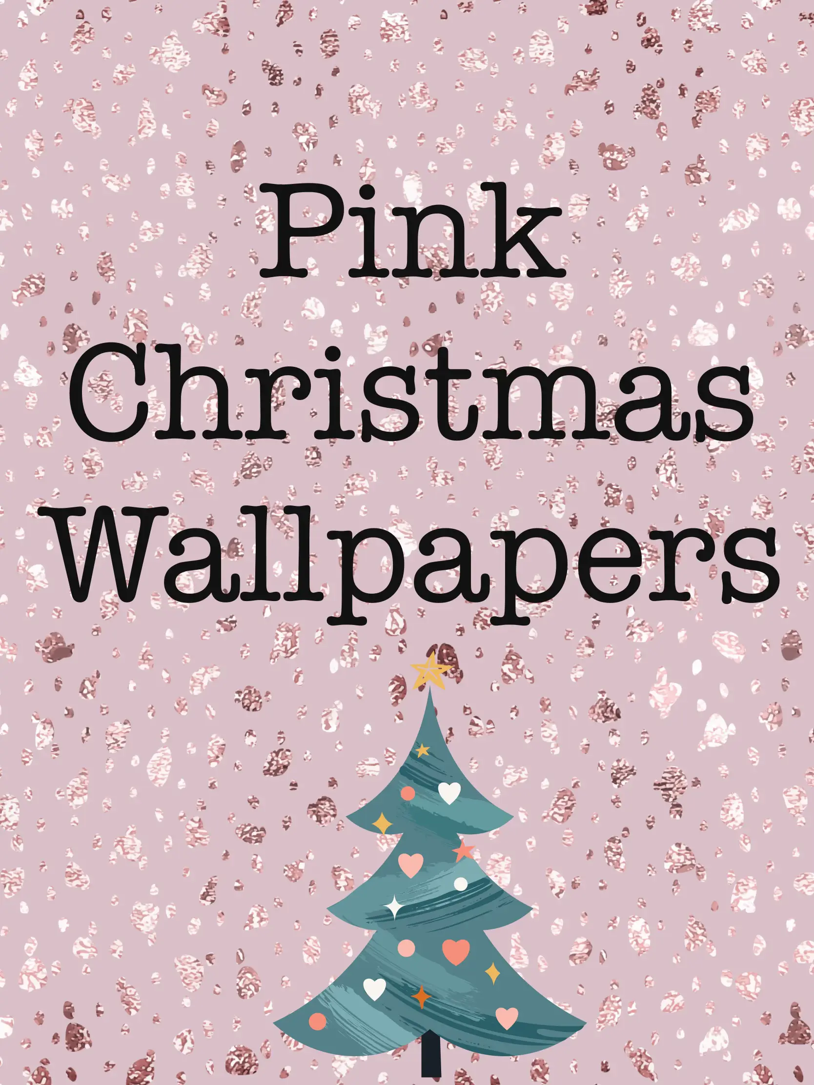 Pink Christmas Wallpaper