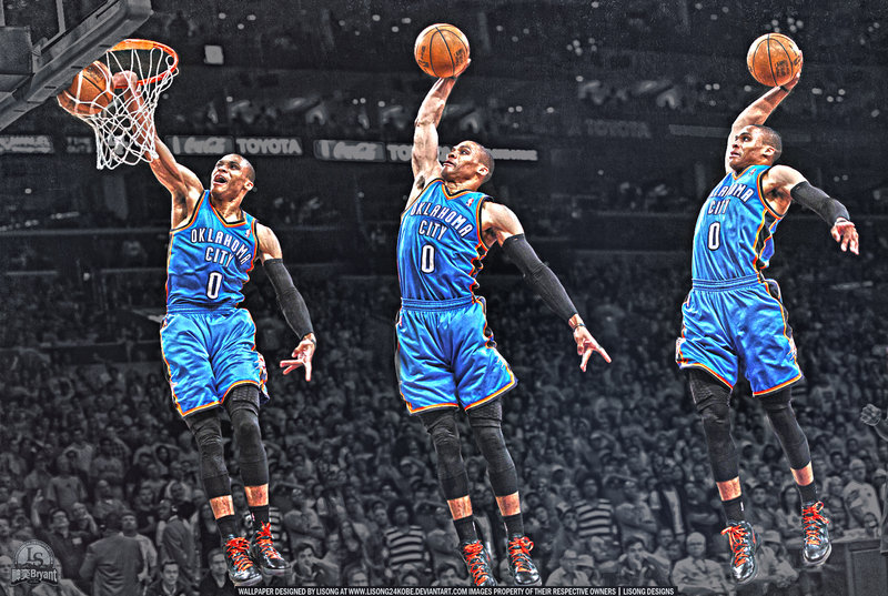 Wallpaper Kevin Durant And Russell Westbrook