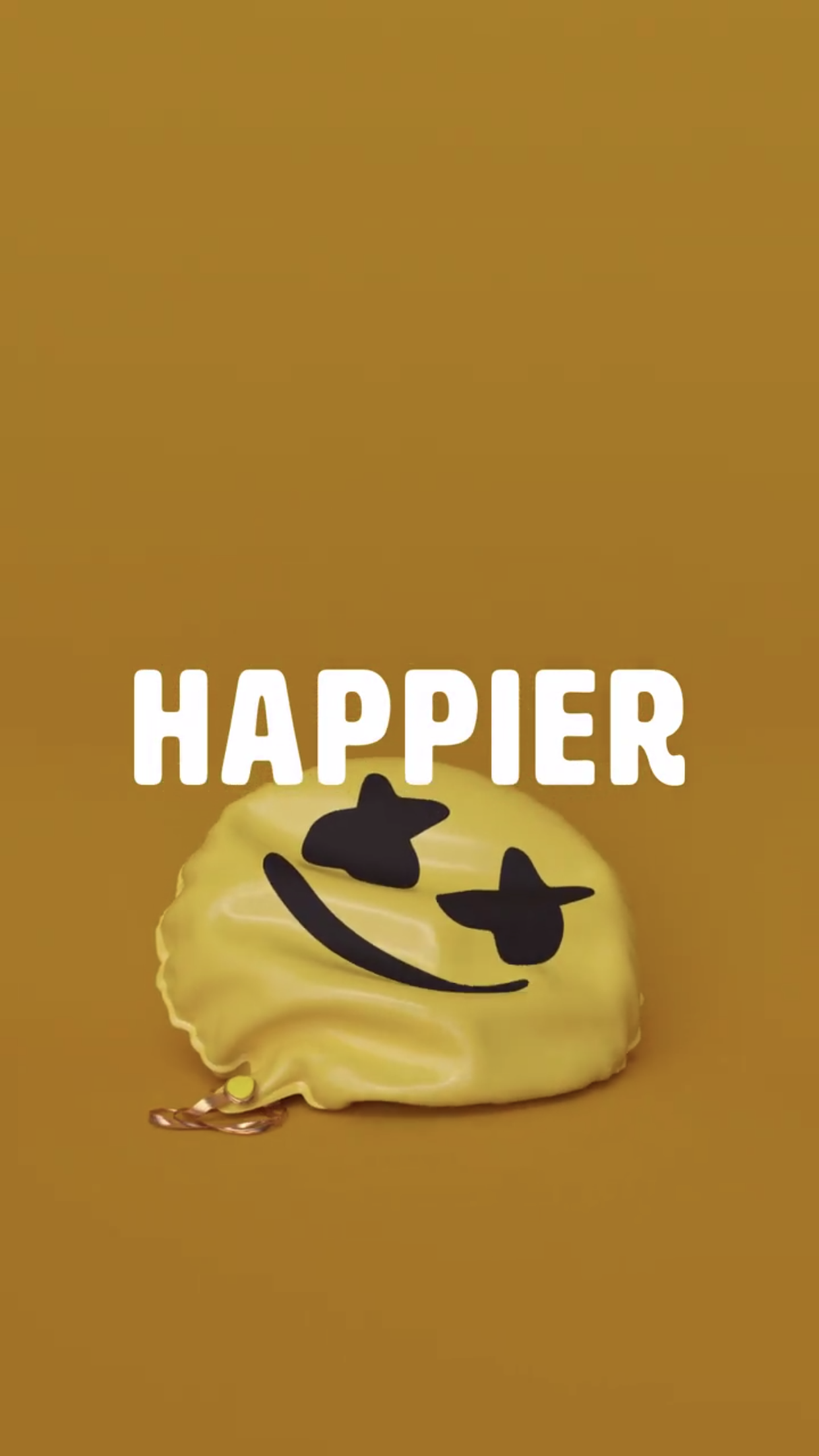 Happier Wallpaper Marshmello In Happy Screen