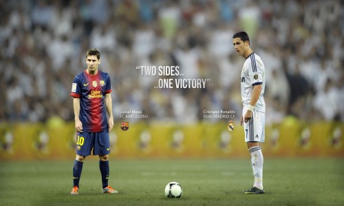 Wallpaper Name Cristiano Ronaldo Vs Lionel Messi 1080p HD