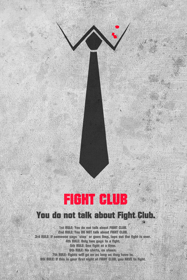 Free download FightClub 3W Les 3 Wallpapers iPhone du jour 010412 [640x960]  for your Desktop, Mobile & Tablet | Explore 48+ Fight Club Wallpaper iPhone  | Fight Club Movie Wallpapers, Fight Club