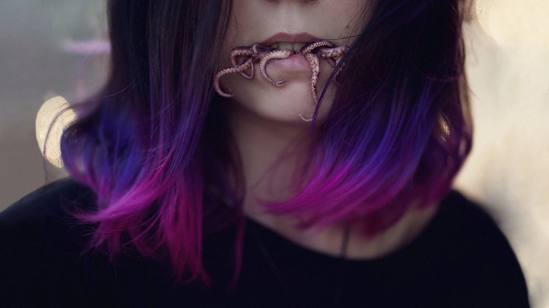 Women Face Tentacles Wallpaper HD Desktop And Mobile Background