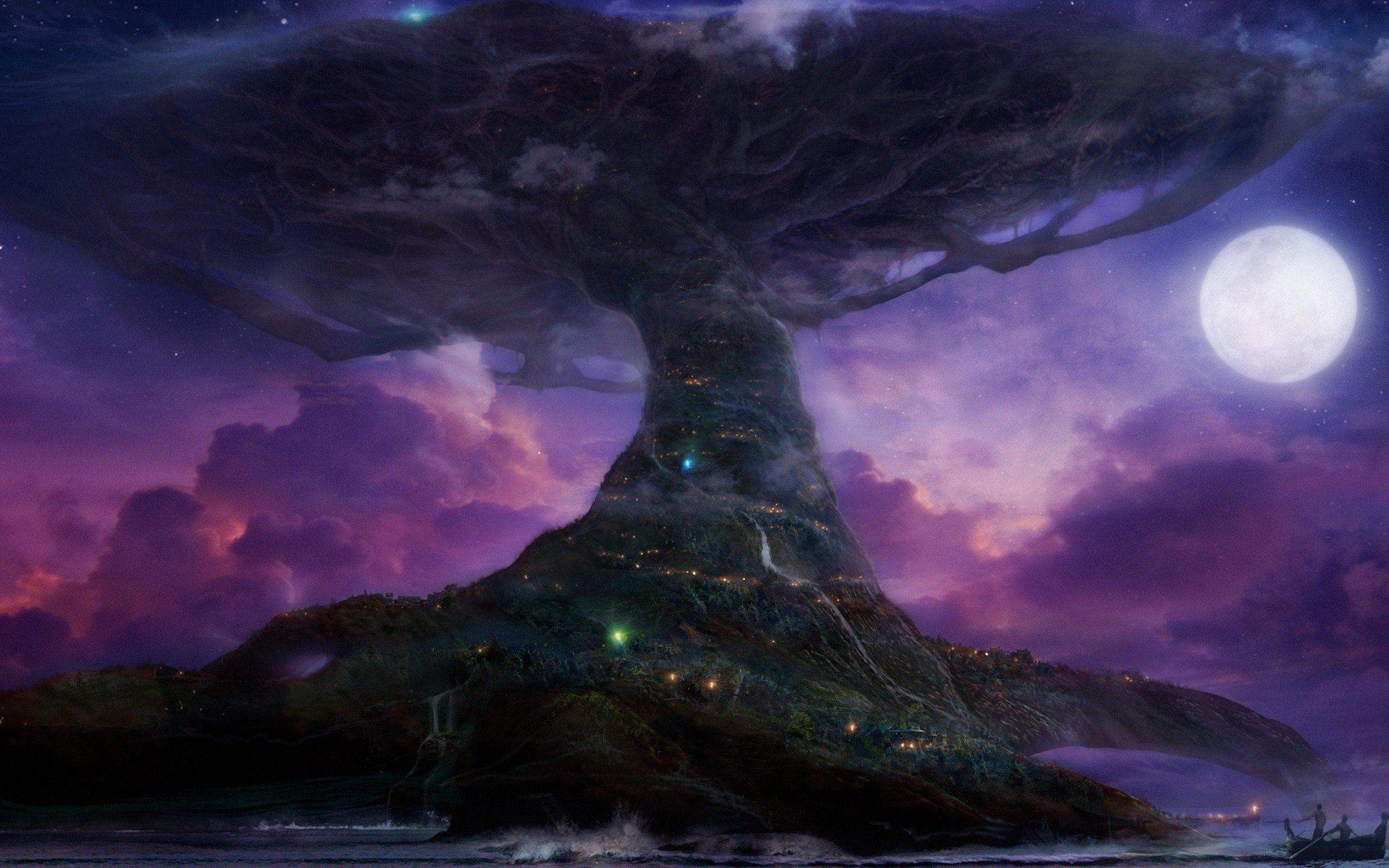 Teldrassil Wallpaper Fantasy Landscape World Of Warcraft