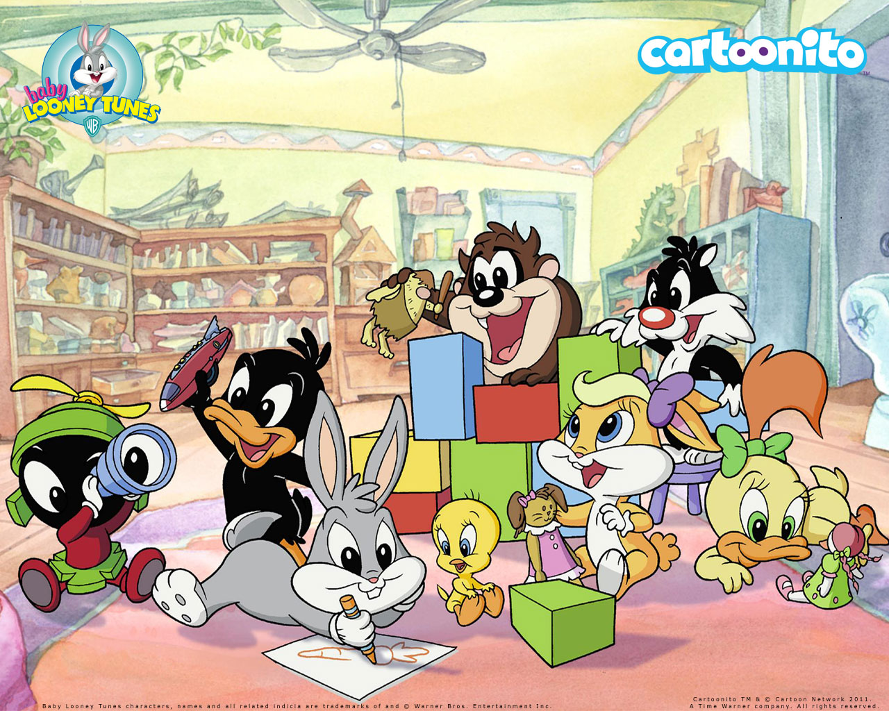 Cartoon Baby Looney Tunes Wallpaper 1280x1024