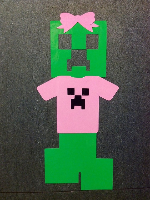 Minecraft Creeper Girl Wallpaper
