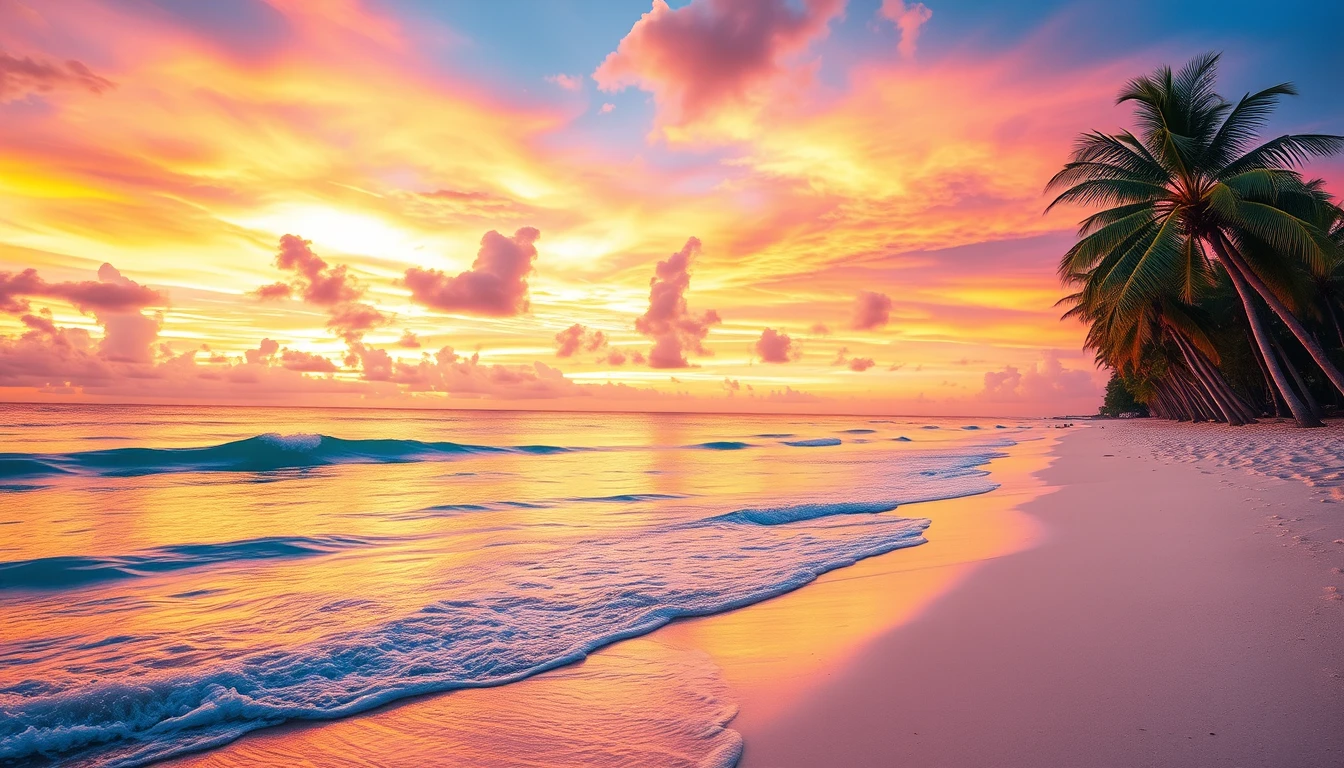 Tropical Beach Hd Wallpaper