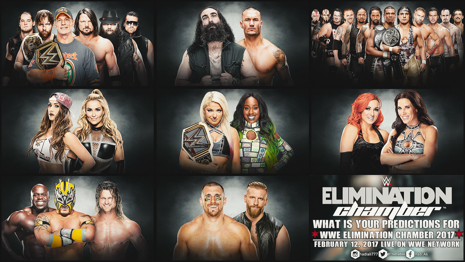 Wwe Elimination Chamber Match Card Prediction By