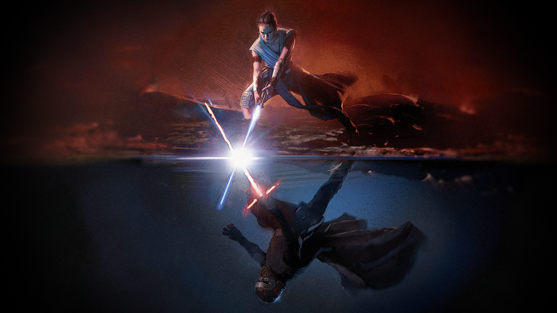 The Rise Of Skywalker Wallpaper Created Using Newly Released