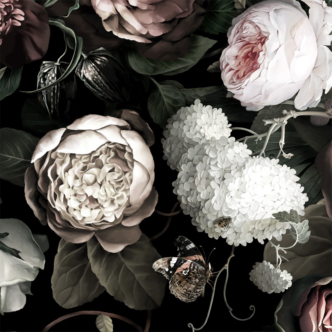 Saturated Sample Floral Wallpaper Samples By Ellie Cashman Design
