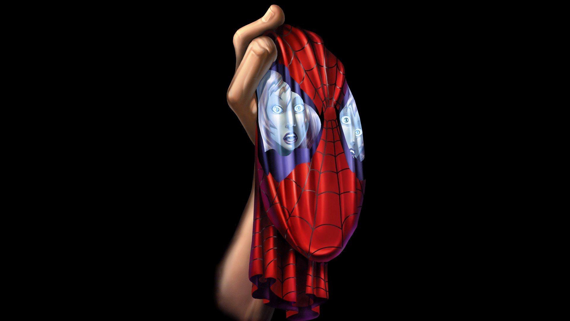 Comics Spider Man masks Ultimate Spider Man wallpaper 1920x1080