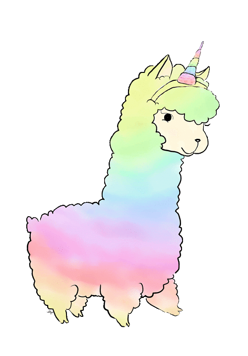 Cartoon Llama