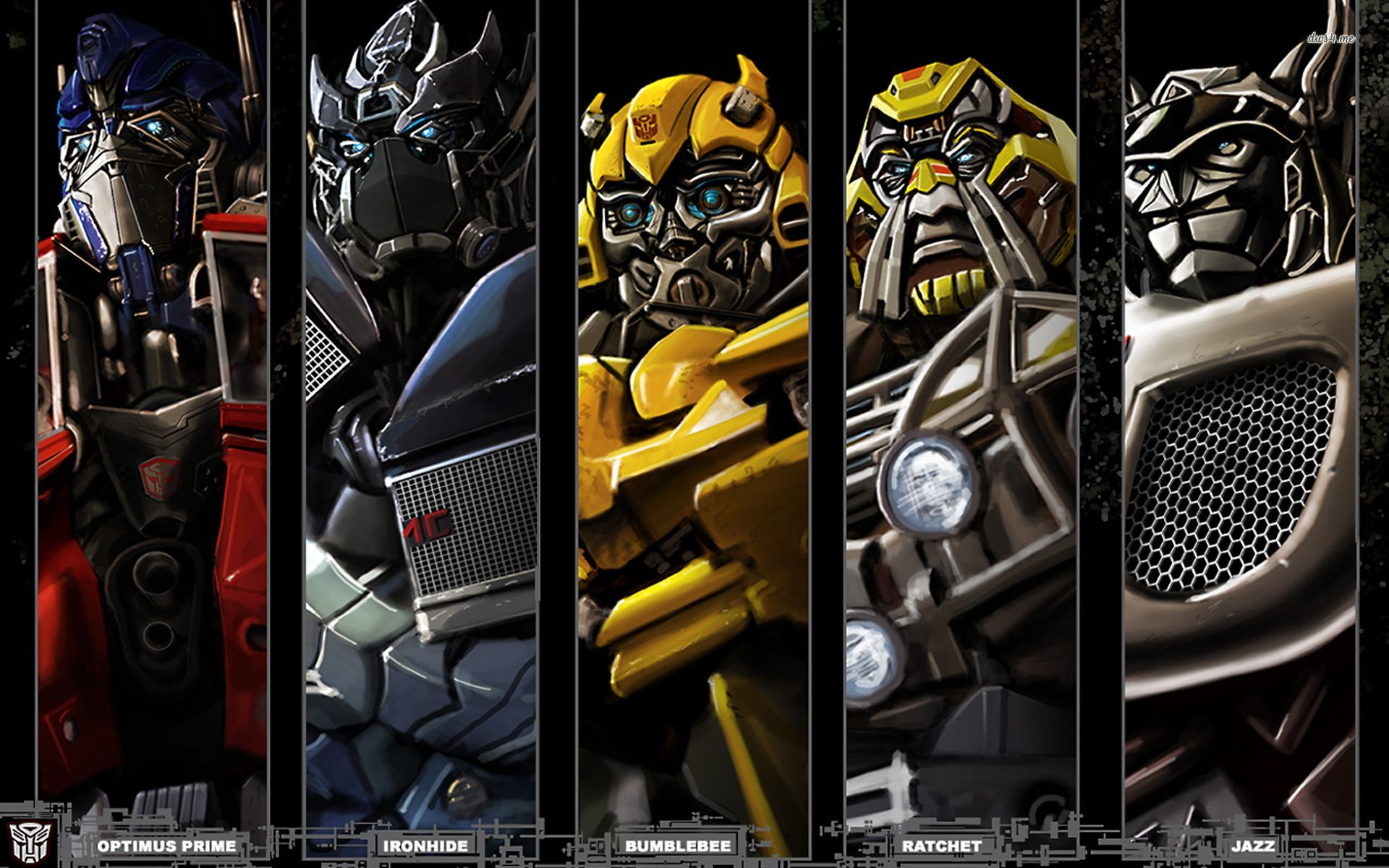 Optimus Prime Ironhide Bumblebee Ratchet Jazz Wallpaper