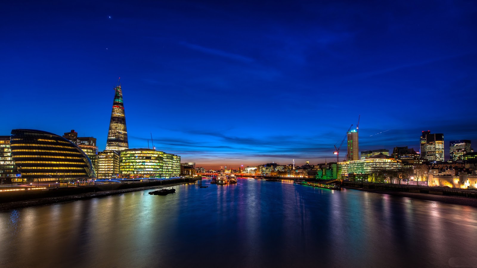 Skyline London Lighting HD Wallpaper