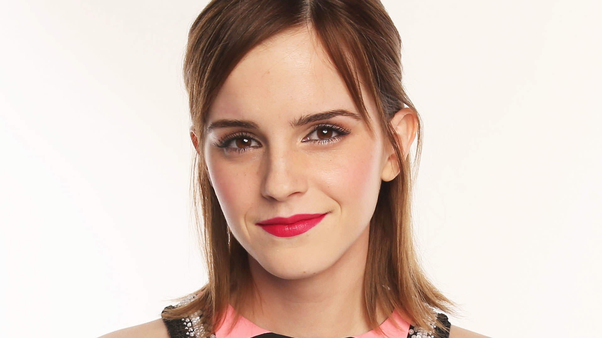 Emma Watson Red Lips Wallpaper New HD