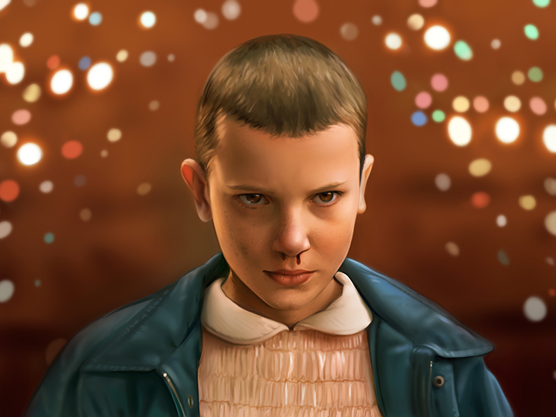 Eleven Stranger Things by Kait Cooper   Dribbble 800x600