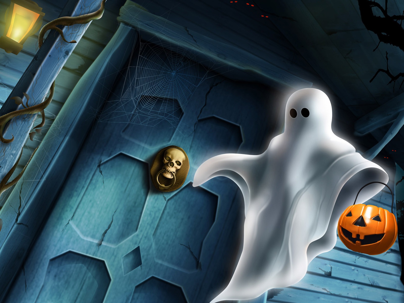 Halloween Ghost Desktop Pc And Mac Wallpaper