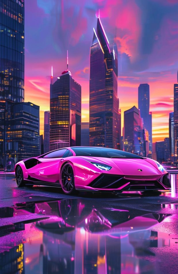 Pink Lamborghini Wallpaper