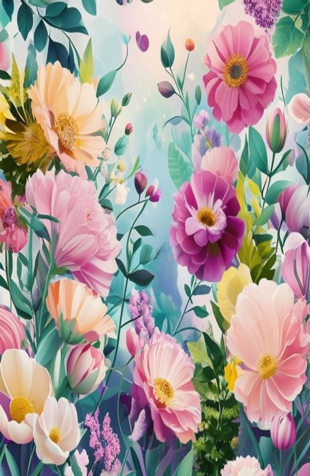 Aesthetic Flowers Wallpaper