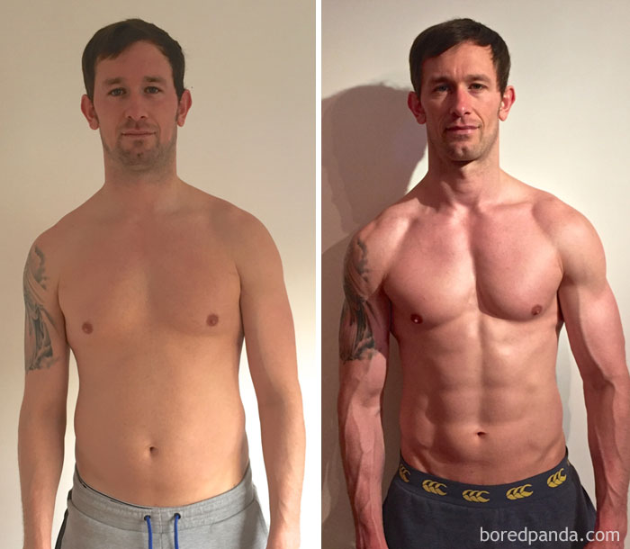 Before After Body Building Fitness Transformation 591c1190e8d82 Wallpaper