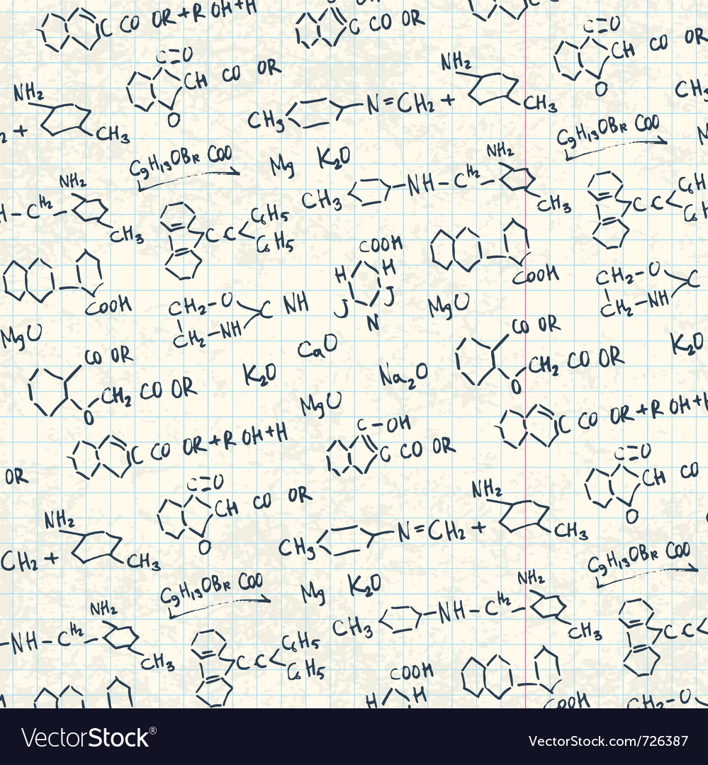 Abstract Chemistry Background Royalty Vector Image