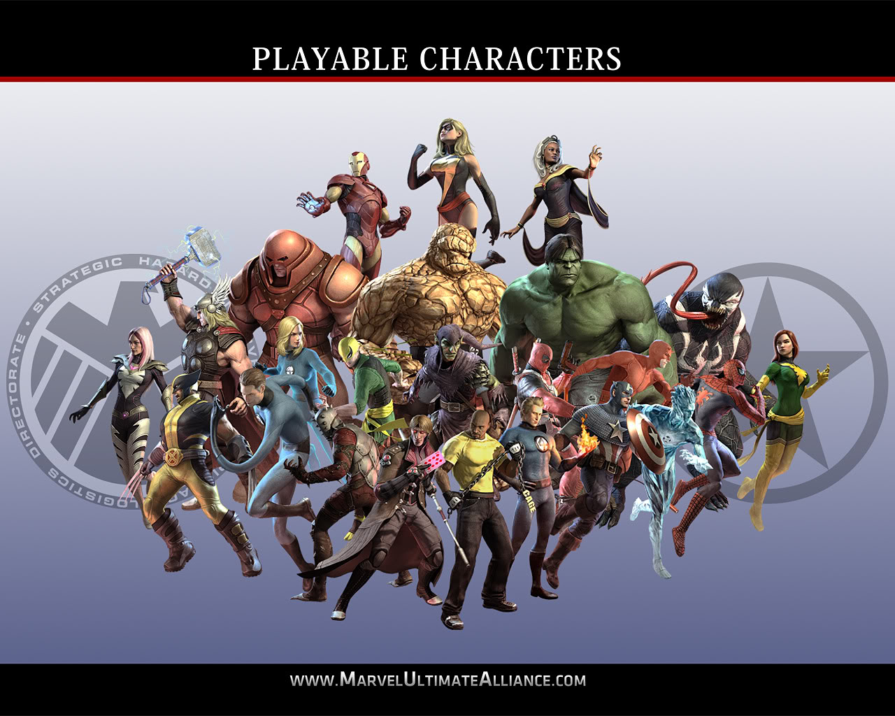 Marvel Ultimate Alliance Character S Wallpaper