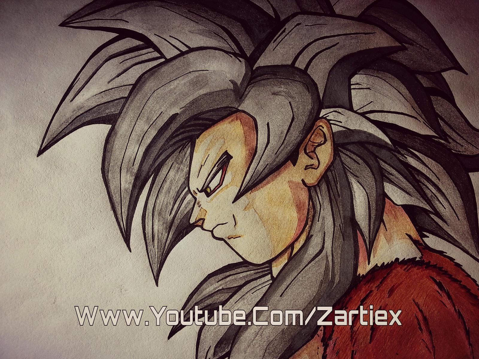 Goku Ssj4 Dragon Ball Zartiex Drawing Wallpaper By On