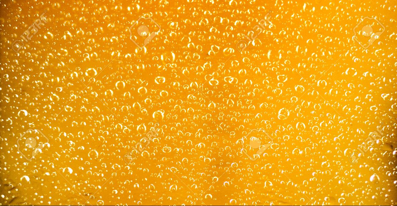Texture Of Beer Glass And Water Drop Wallpaper Stock Photo