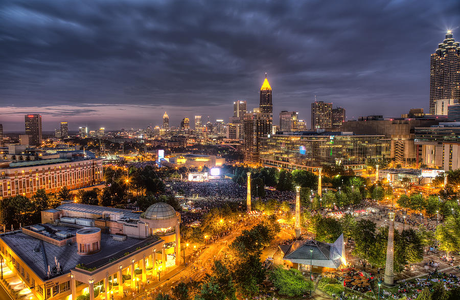 Atlanta Skyline Is A Photograph By Anna Rumiantseva Which Was Uploaded