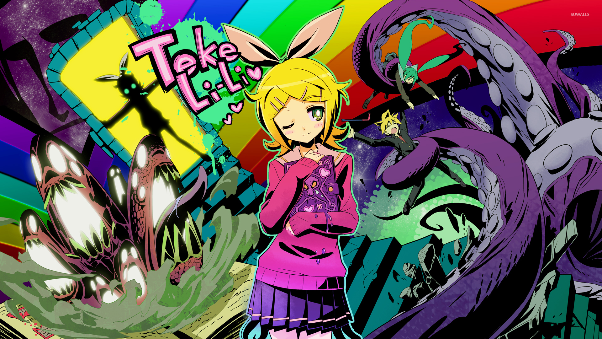 Kagamine Rin From Vocaloid Wallpaper Anime