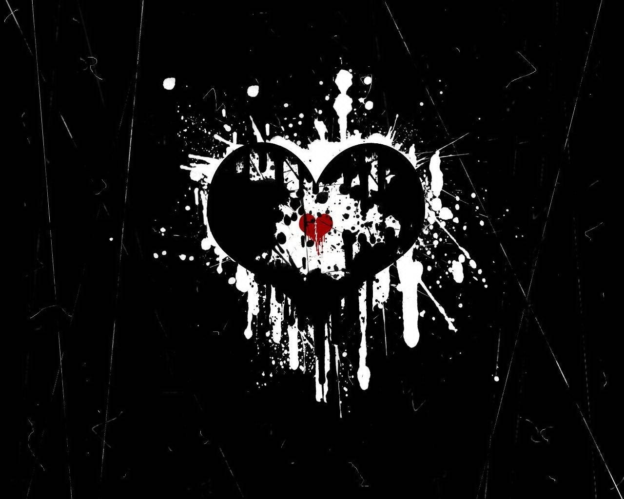Black Heart Wallpaper