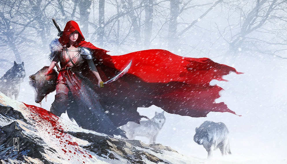 Red Ridding Hood HD Wallpaper