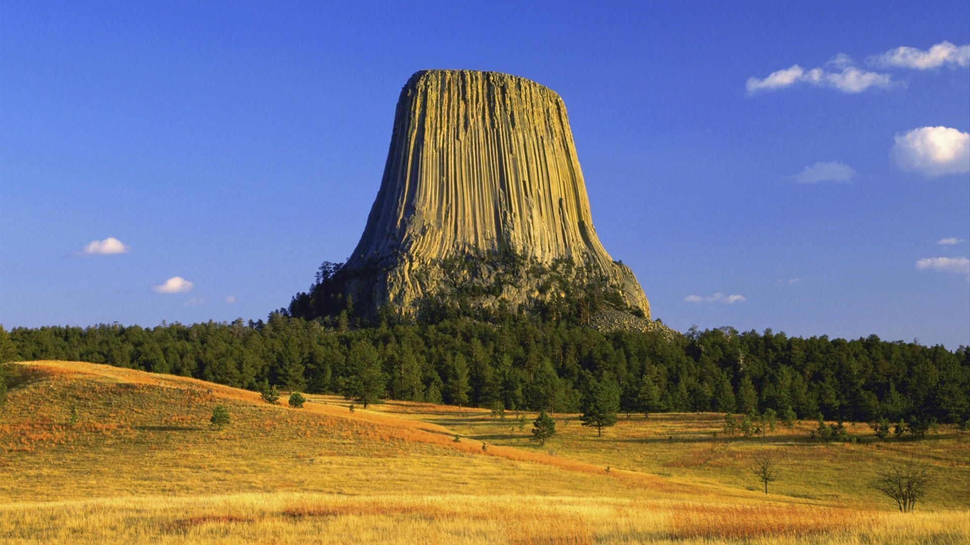 Devils Tower Wyoming HD Wallpaper Background Image