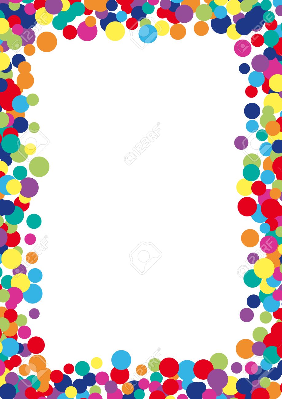 Colorful Abstract Spot Background Vector Illustration For Bright
