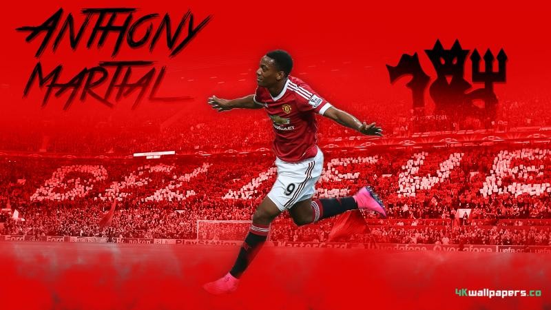 Name Anthony Martial Manchester United 4k Wallpaper