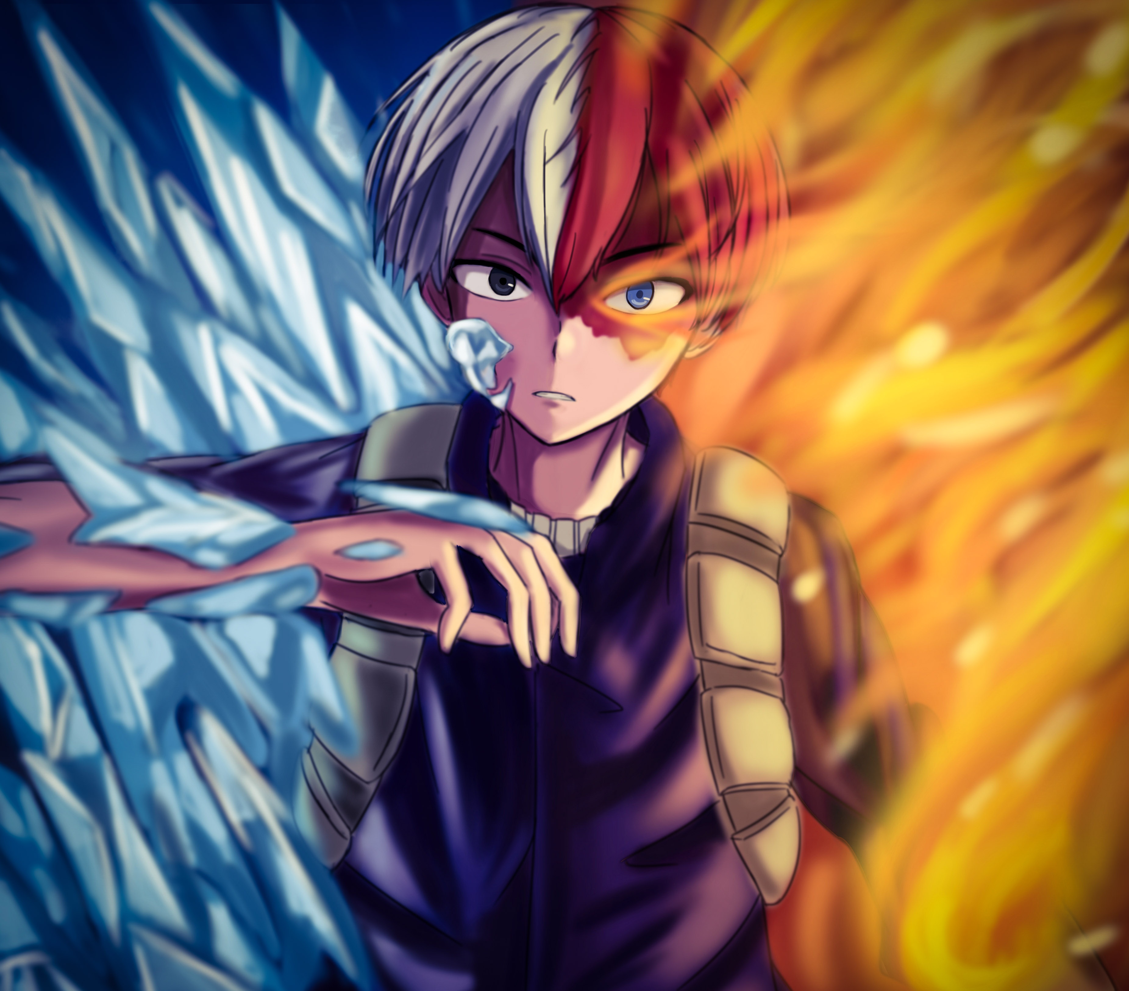 Shoto Todoroki Anime My Hero Academia HD Wallpaper By Tneh